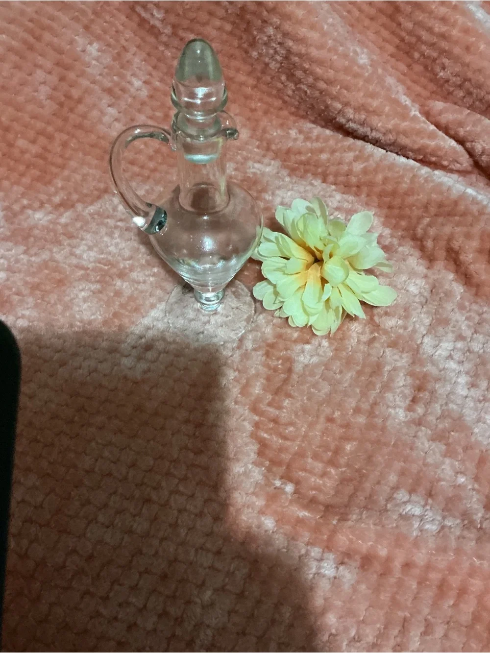 Vintage Clear Glass Apothecary Jar with Lid - Picture 3 of 5